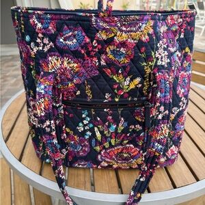Vera Bradley Floral Quilted Tote Bag